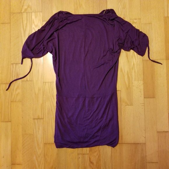 Ichioku Purple Peep Shoulder Club Dress - Picture 2 of 4